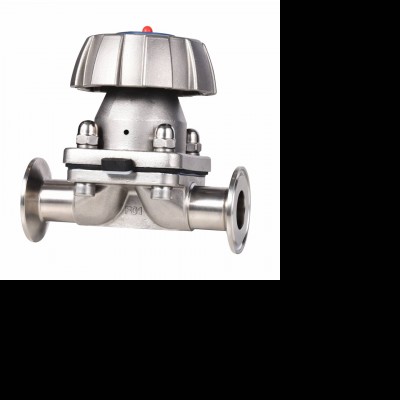 Sanitary Ss Pneumatic Manual Weld Tri Clamp Stainless Handle Diaphragm Valve