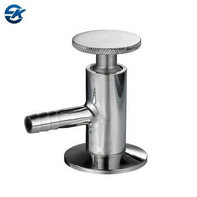 Stainless Steel SS304 and SS306L Sanitary Sample Valve With Tri Clamp Fittings