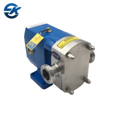 Good quality stainless steel SUS304 SUS316L sanitary three lobe pump honey pump