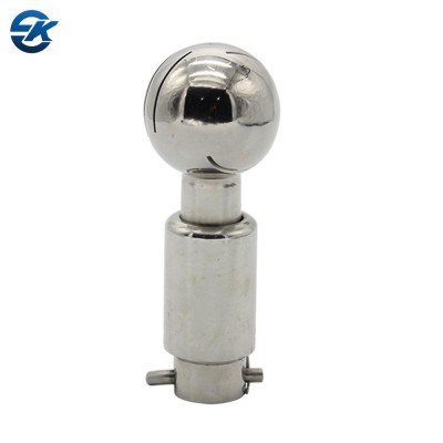 Food grade stainless steel SS304 rotary spray ball bolted rotating washing ball