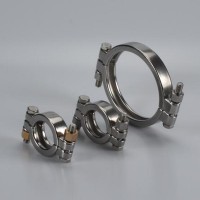 Sanitary Stainless Steel SS304 High Pressure Clamp Heavy Duty Pipe Clamp with Copper Nut 13MHP