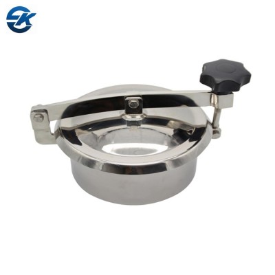 Stainless steel SS304 SS316L beer tank non pressure round manway covers